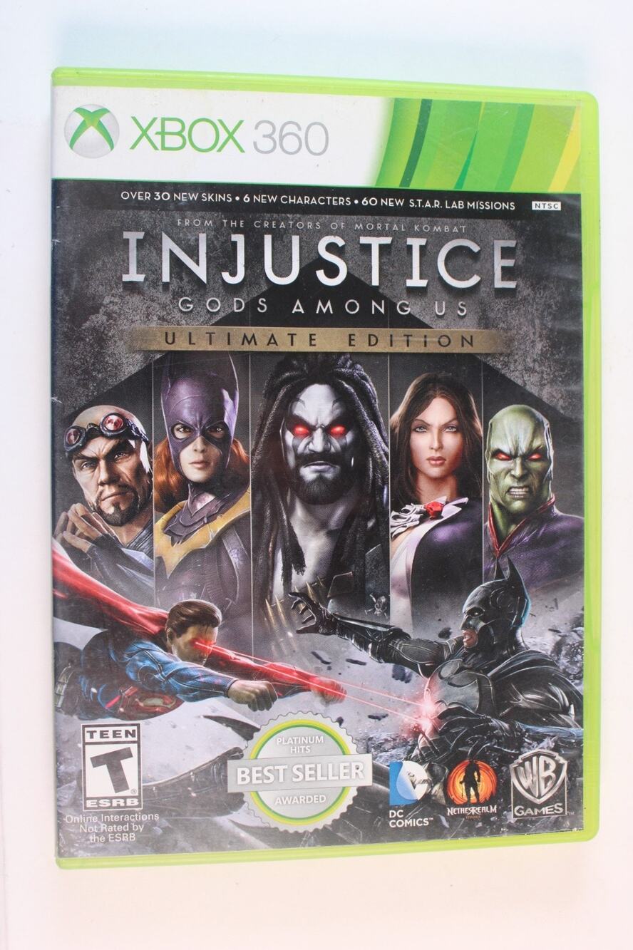 Injustice: Gods Among Us -- Ultimate Edition (Microsoft Xbox 360, 2013) Complete